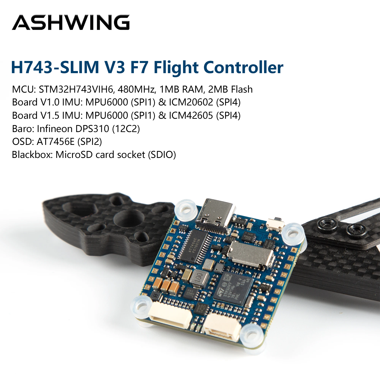 H743-SLIM V3 Flight Controller - Drone Racing Flight Controller ulasan dan harga