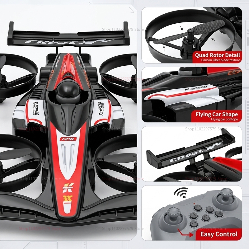 Mini RC Flying Car Transformab - Drone Racing Flight Controller ulasan dan harga
